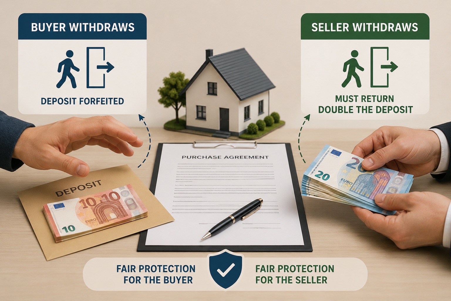 Arras contract example in Spain